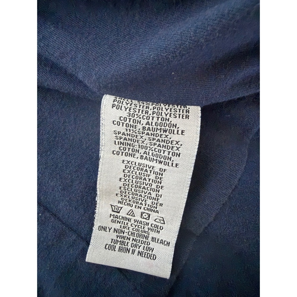 Marrakech Navy Moto Jacket Women's XS Asymmetrical Zip Utility Anthropologie - Picture 9 of 11
